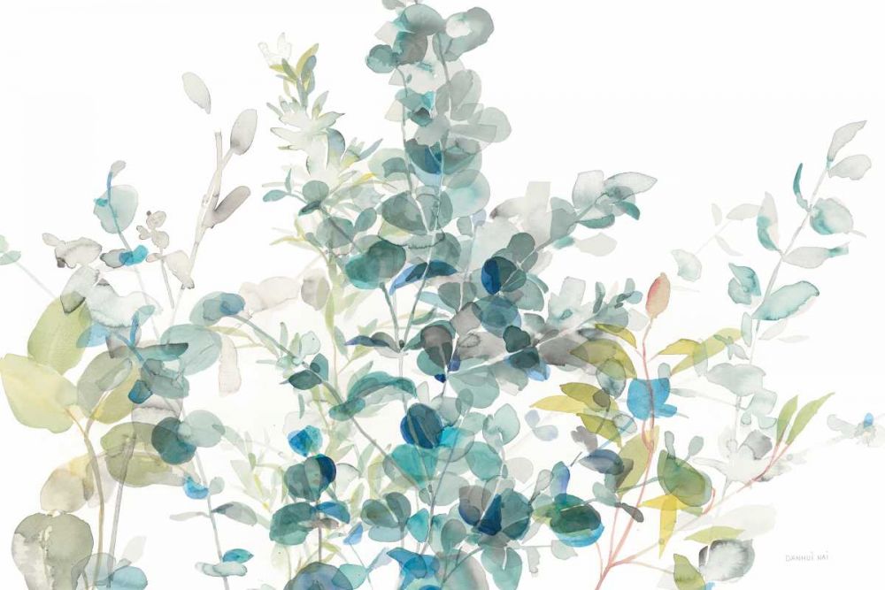 Eucalyptus I White Crop art print by Danhui Nai for $57.95 CAD