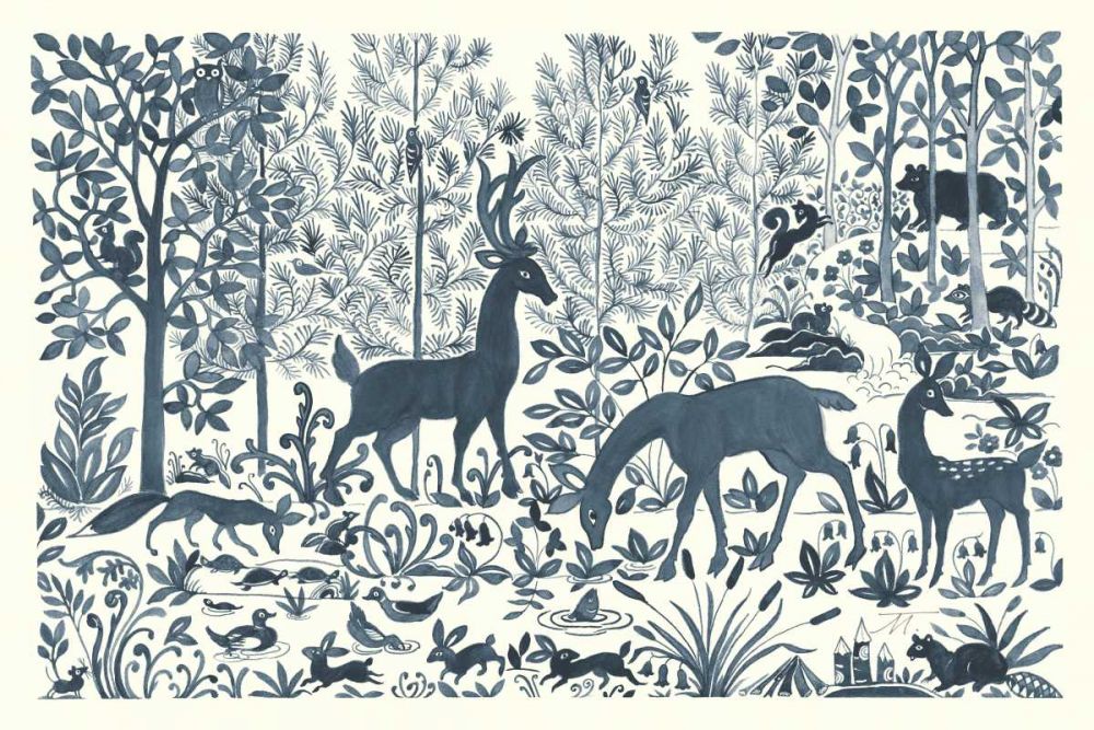 Forest Life I art print by Miranda Thomas for $57.95 CAD