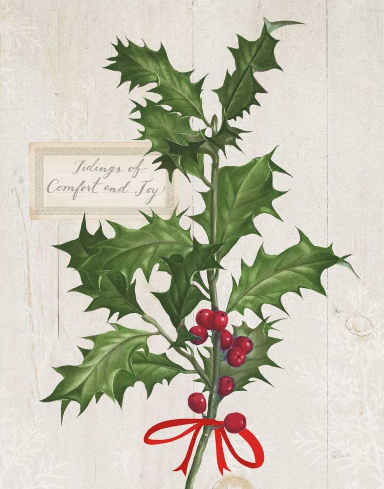 Joyful Tidings VI on Wood art print by Sue Schlabach for $57.95 CAD