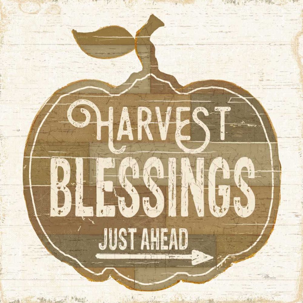 Harvest Blessings Just Ahead art print by Pela Studio for $57.95 CAD