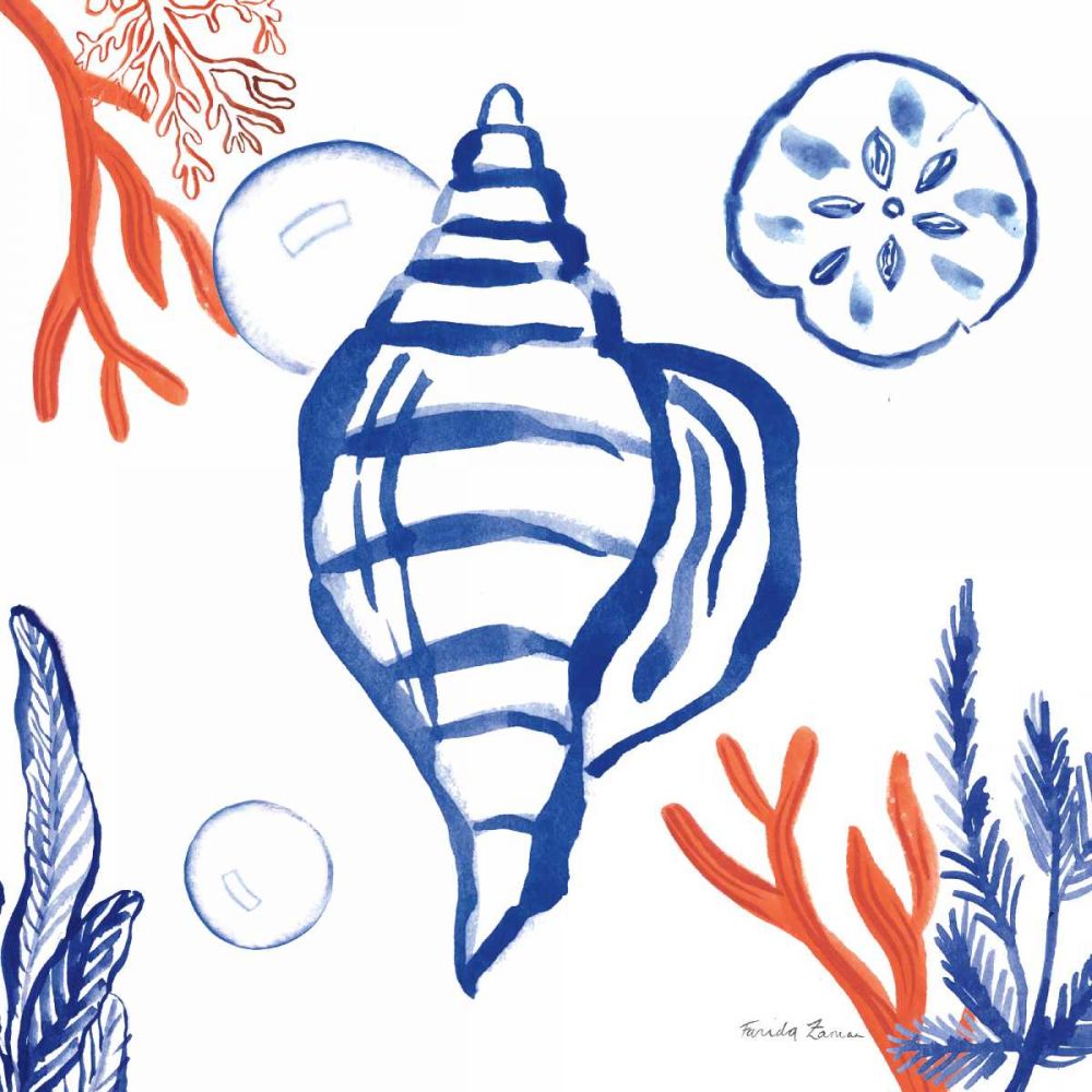 Coastal Jewels II art print by Farida Zaman for $57.95 CAD
