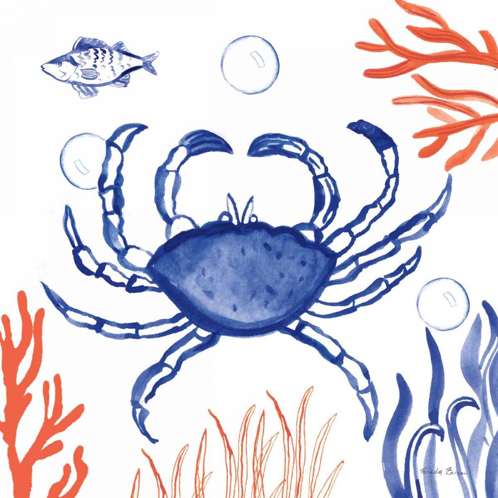 Coastal Jewels V art print by Farida Zaman for $57.95 CAD