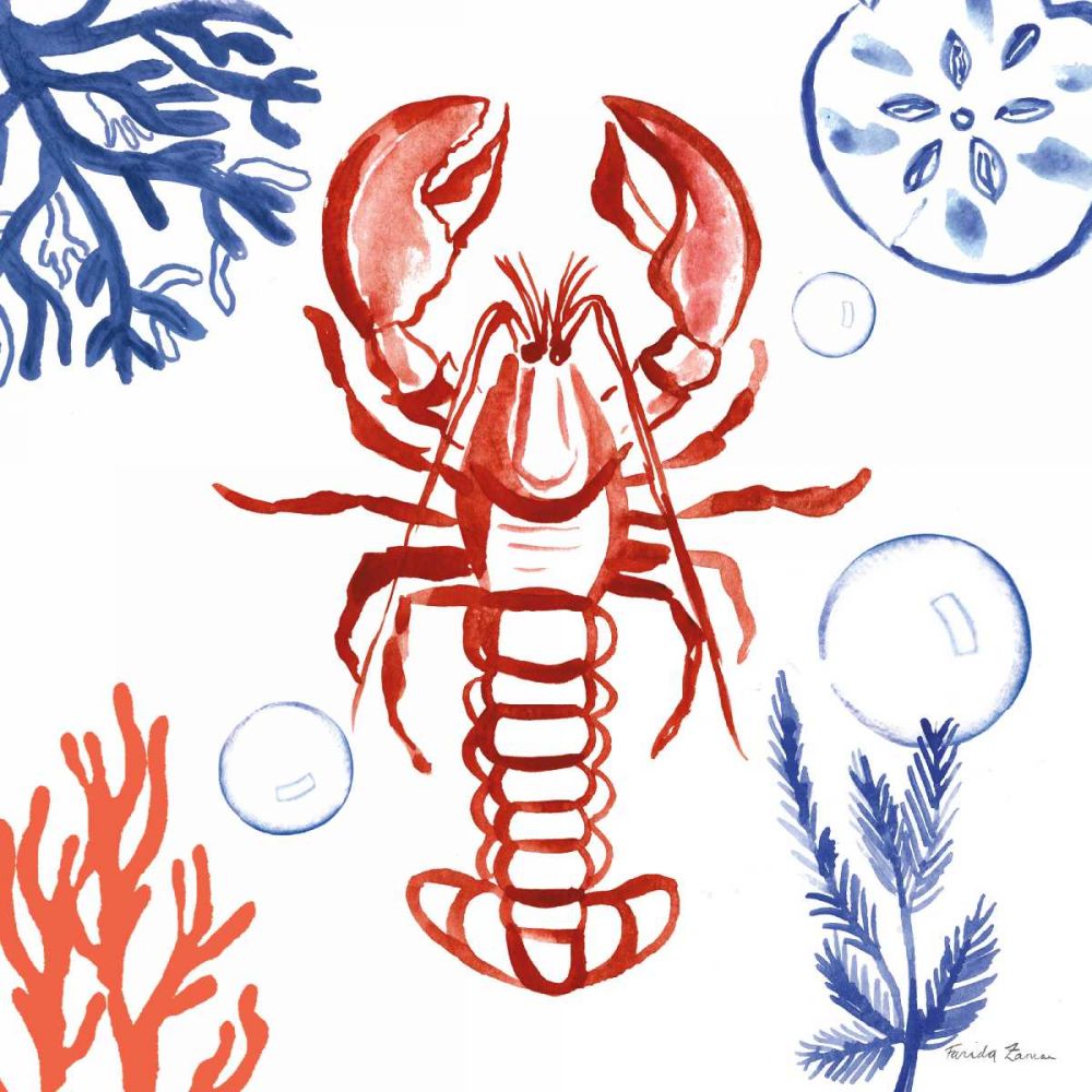 Coastal Jewels VI art print by Farida Zaman for $57.95 CAD