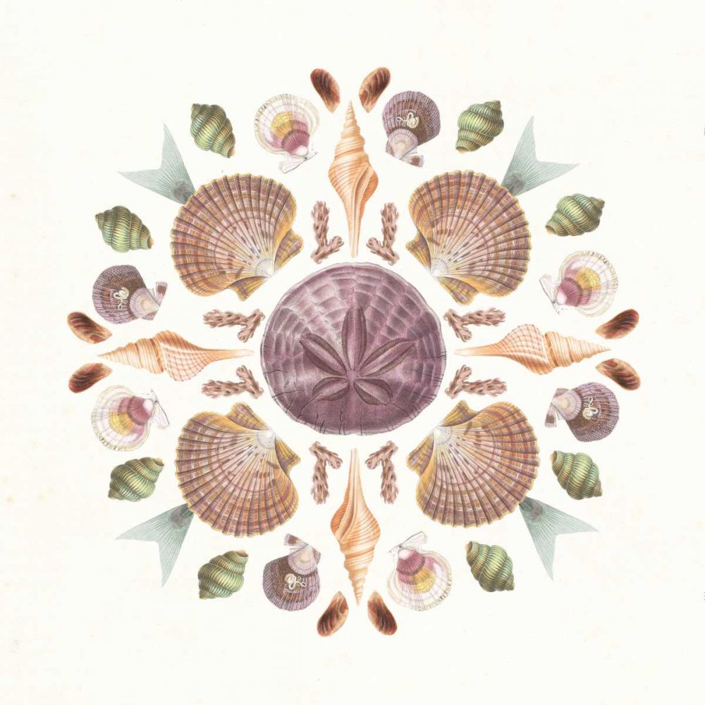 Ocean Mandala II art print by Wild Apple Portfolio for $57.95 CAD