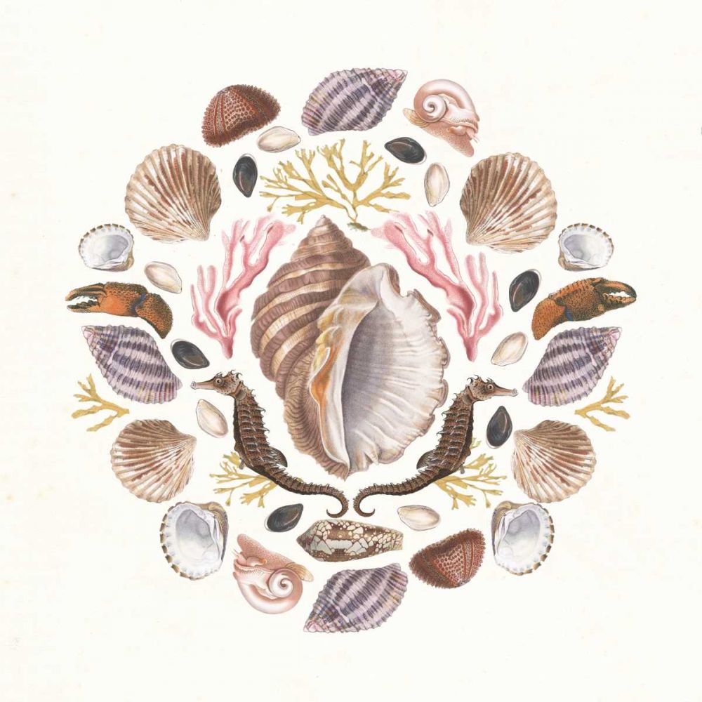 Ocean Mandala III art print by Wild Apple Portfolio for $57.95 CAD