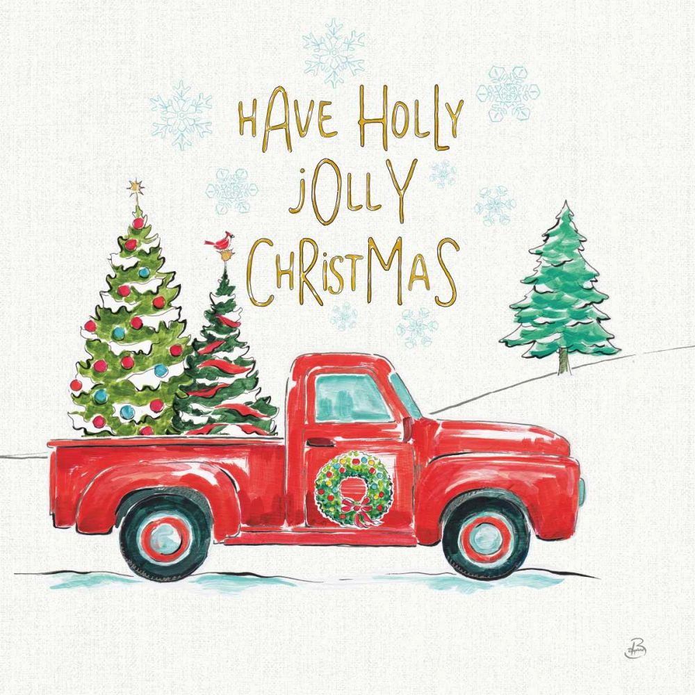 Christmas in the Country III art print by Daphne Brissonnet for $57.95 CAD