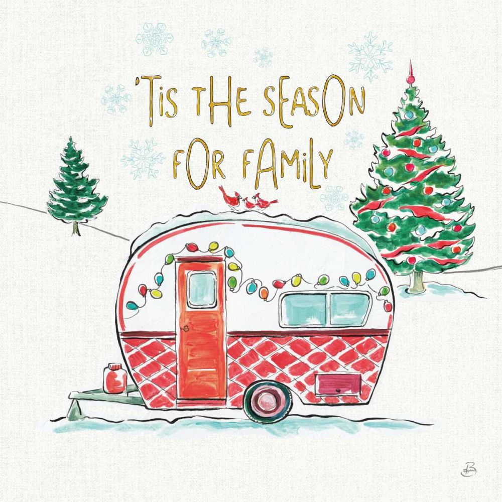 Christmas in the Country VI art print by Daphne Brissonnet for $57.95 CAD
