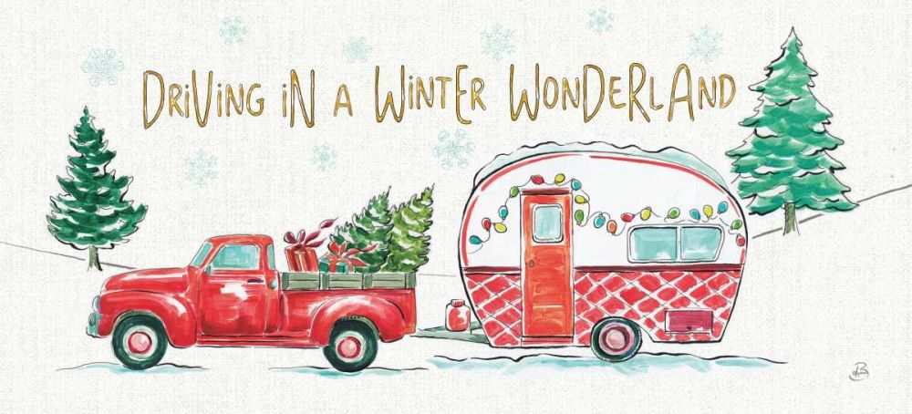 Christmas in the Country VIII art print by Daphne Brissonnet for $57.95 CAD