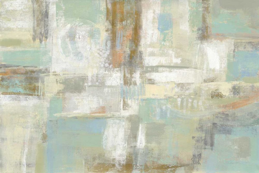Shades of Celedon art print by Silvia Vassileva for $57.95 CAD