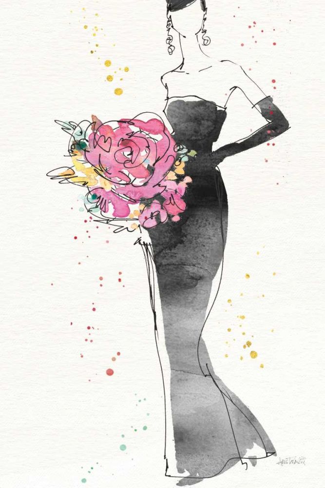 Floral Fashion III v2 art print by Anne Tavoletti for $57.95 CAD