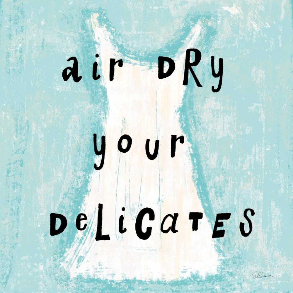 Laundry Rules VI art print by Sue Schlabach for $57.95 CAD