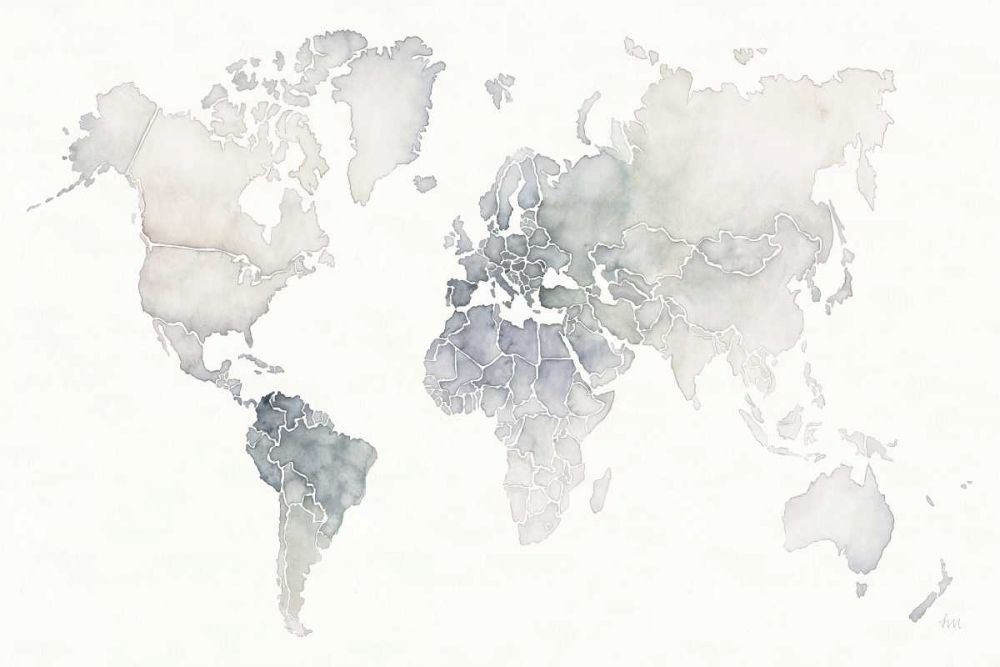 Watercolor Wanderlust art print by Laura Marshall for $57.95 CAD