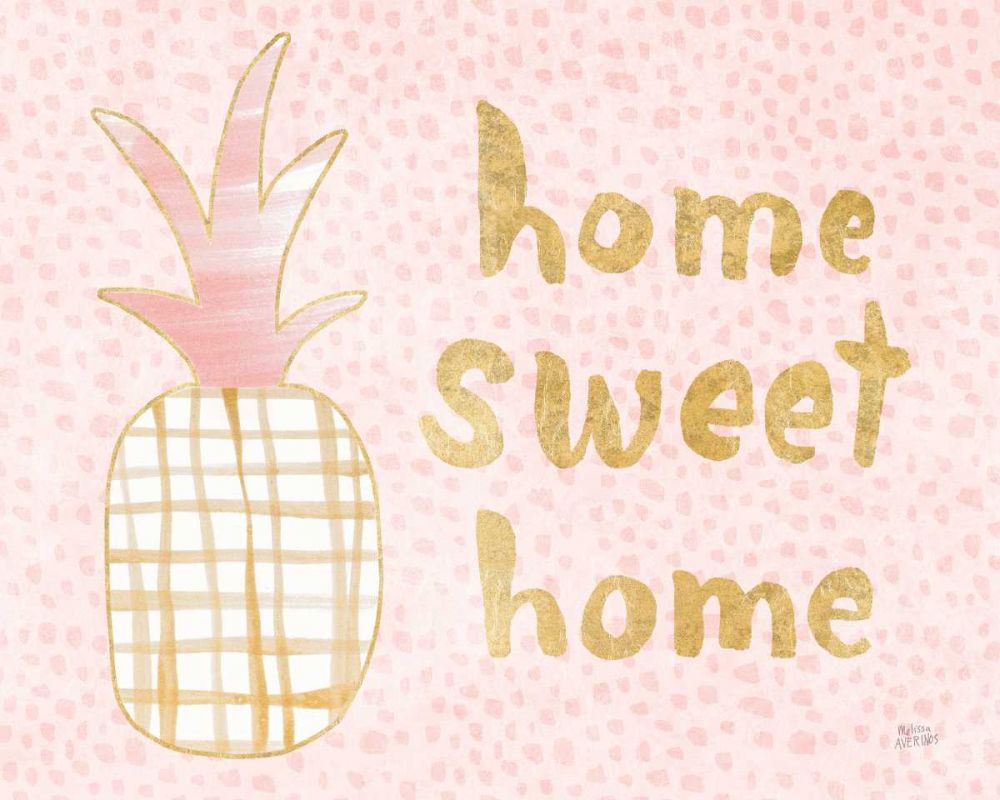 Pineapple Blush I art print by Melissa Averinos for $57.95 CAD