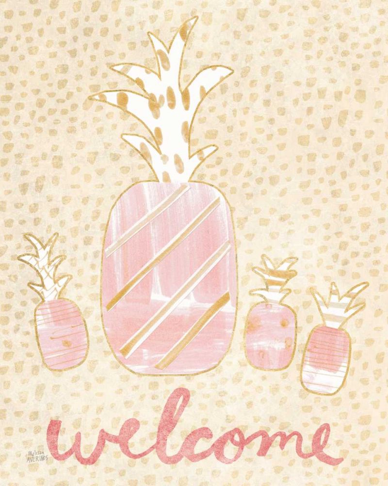 Pineapple Blush II art print by Melissa Averinos for $57.95 CAD