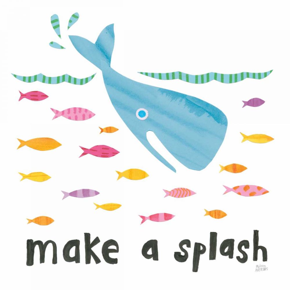 Ocean Splash I art print by Melissa Averinos for $57.95 CAD