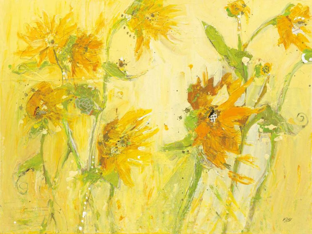 Your Sweet Orange Flowers art print by Kellie Day for $57.95 CAD