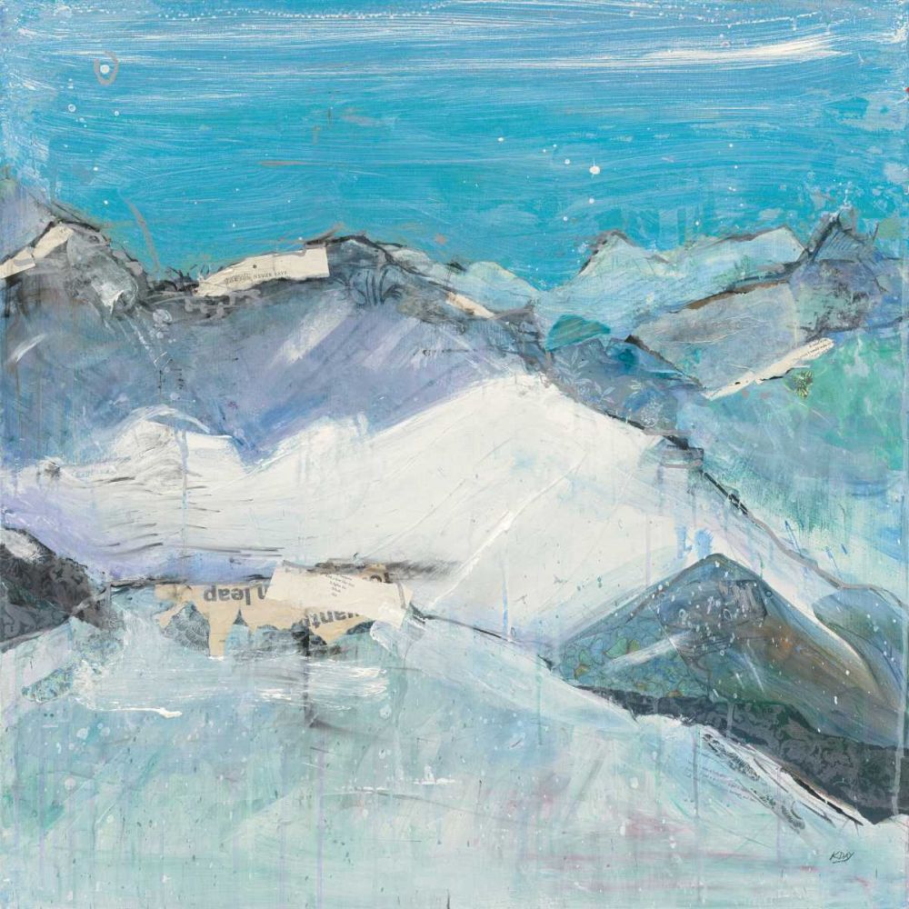 The Sun Never Says II Aqua art print by Kellie Day for $57.95 CAD