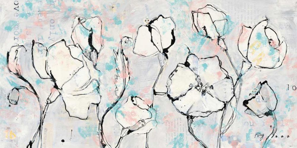 16 Again Blush Turquoise art print by Kellie Day for $57.95 CAD