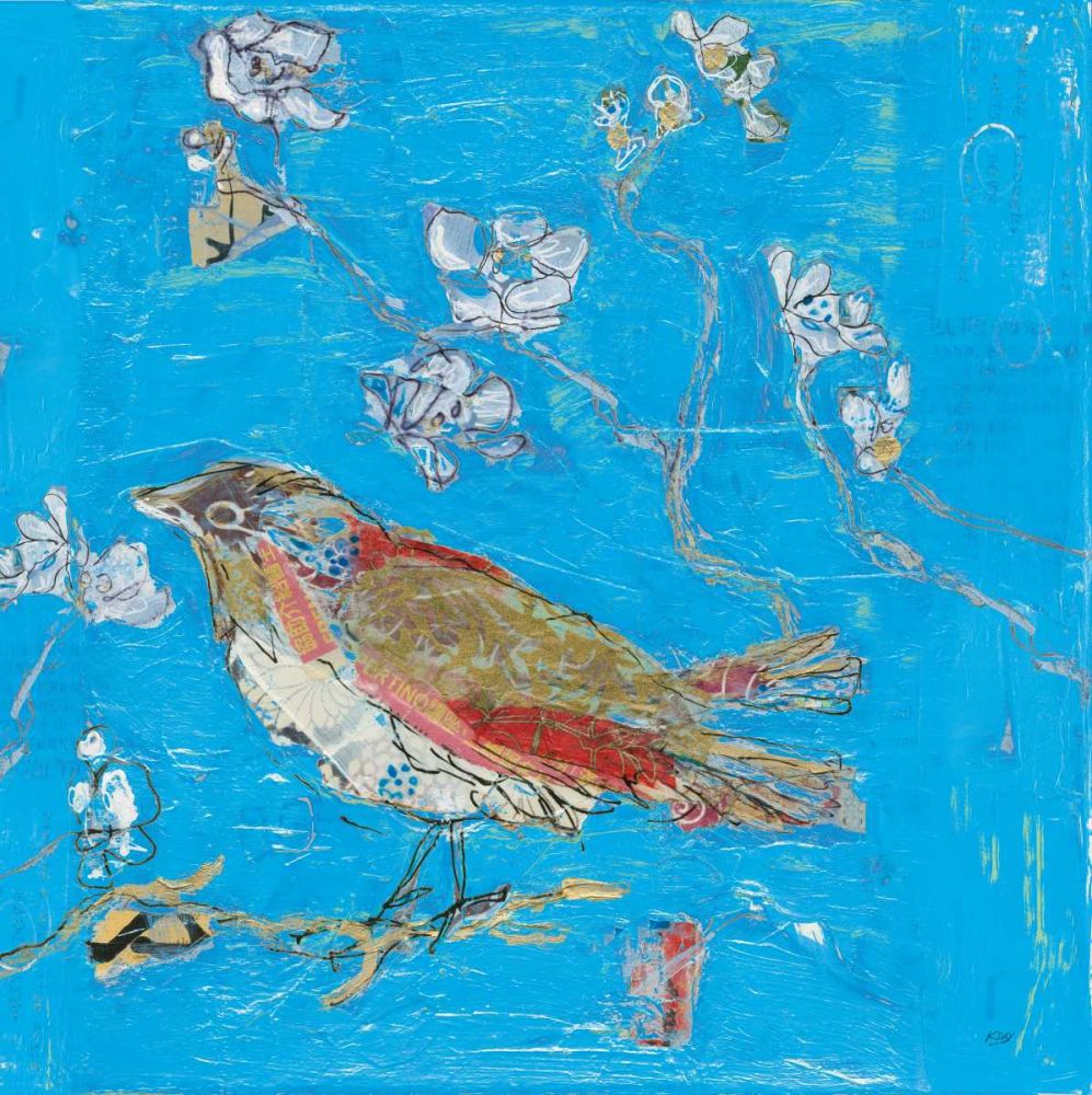 Blue Bird art print by Kellie Day for $57.95 CAD