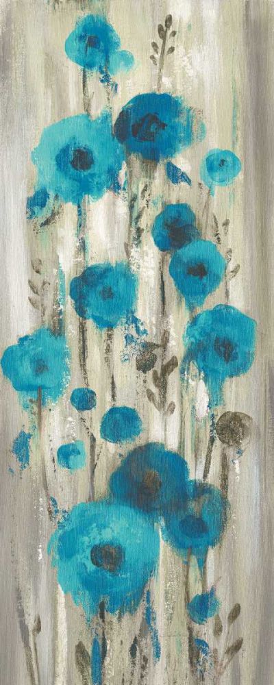Roadside Flowers I Blue Crop art print by Silvia Vassileva for $57.95 CAD