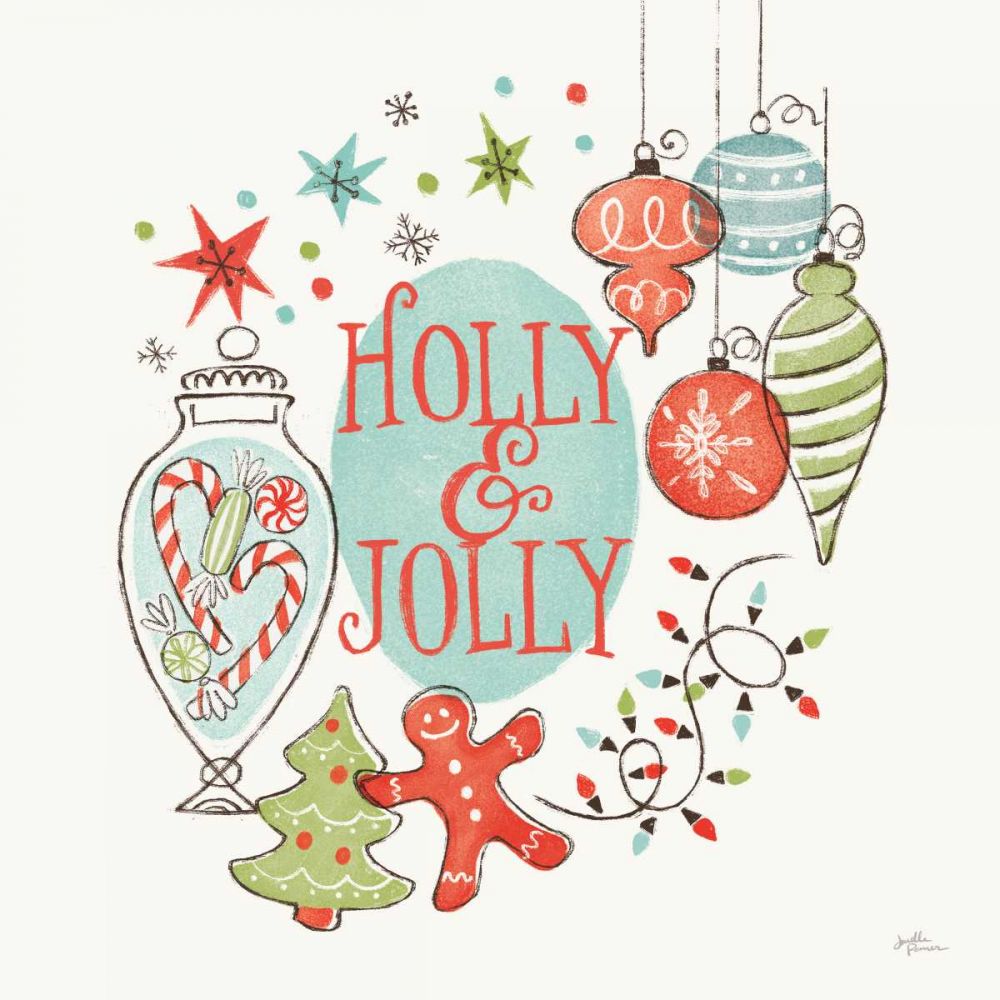 Retro Christmas IV art print by Janelle Penner for $57.95 CAD