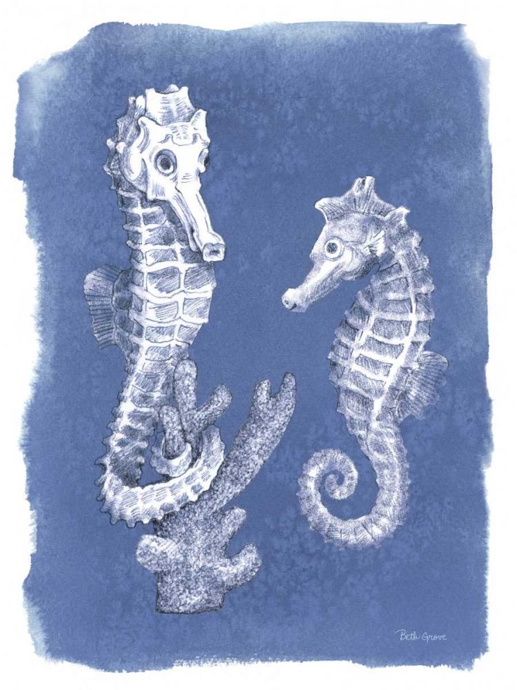 Coastal Sea Life V art print by Beth Grove for $57.95 CAD