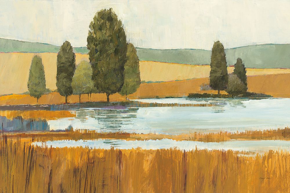 Amber Lake Tan Yellow Field Crop art print by Avery Tillmon for $57.95 CAD