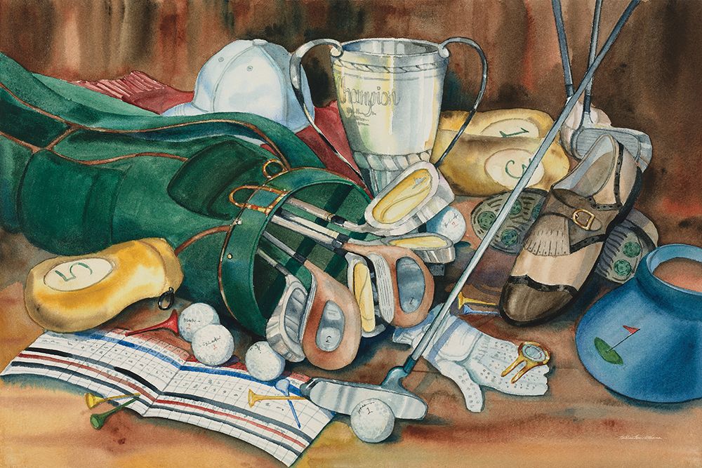 World of Golf art print by Kathleen Parr McKenna for $57.95 CAD