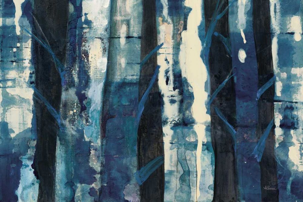 Deep Woods III Indigo art print by Albena Hristova for $57.95 CAD
