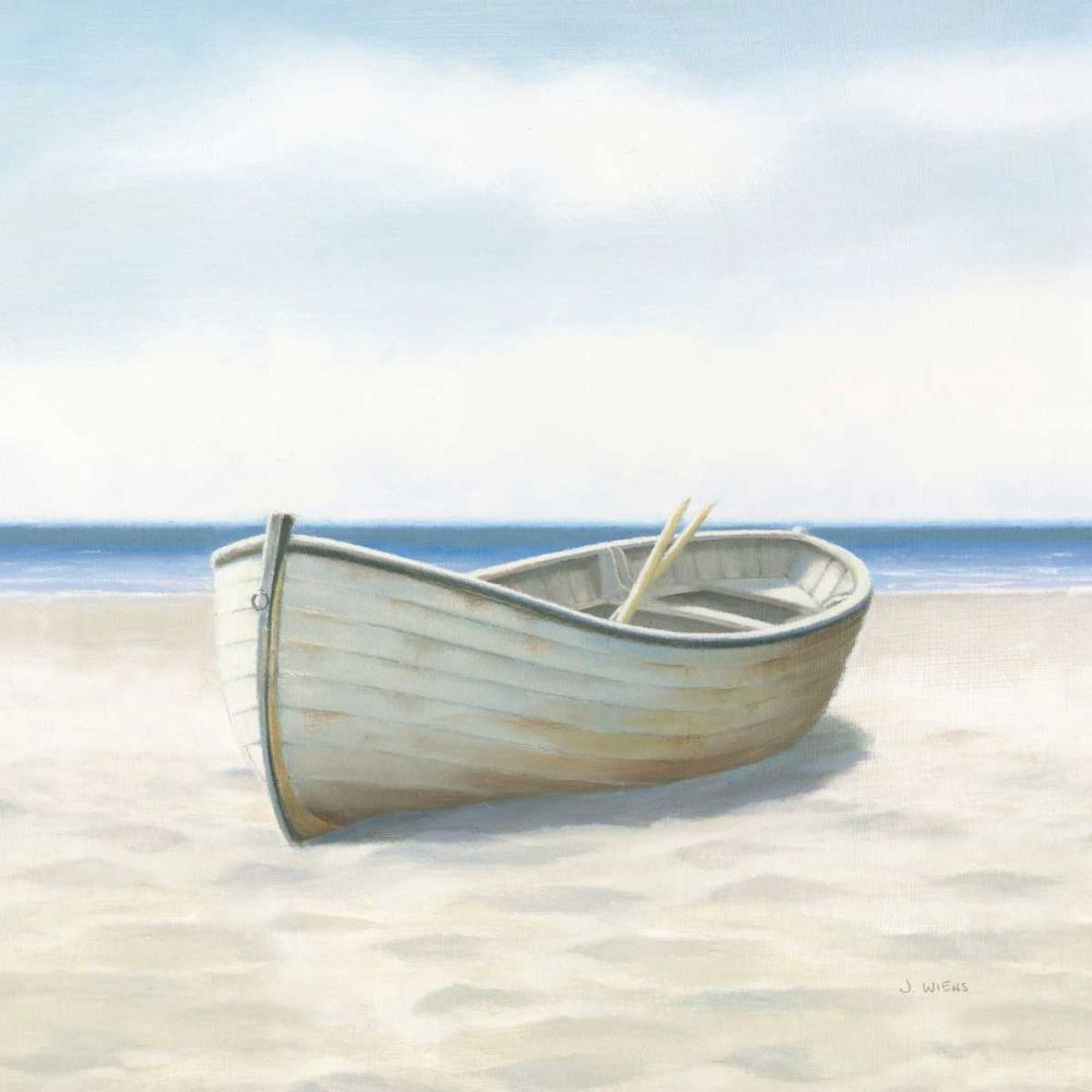 Beach Days I No Fence Flowers Crop art print by James Wiens for $57.95 CAD