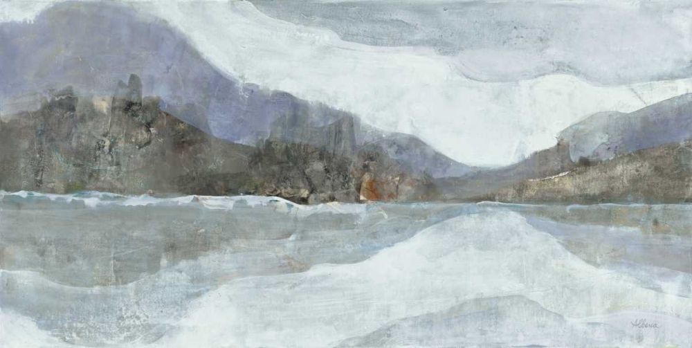 Light Winter Landscape art print by Albena Hristova for $57.95 CAD
