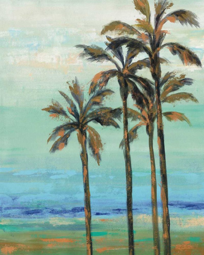 Copper Palms I art print by Silvia Vassileva for $57.95 CAD
