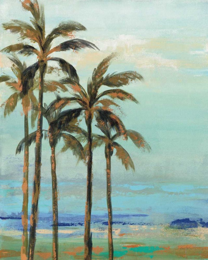 Copper Palms II art print by Silvia Vassileva for $57.95 CAD