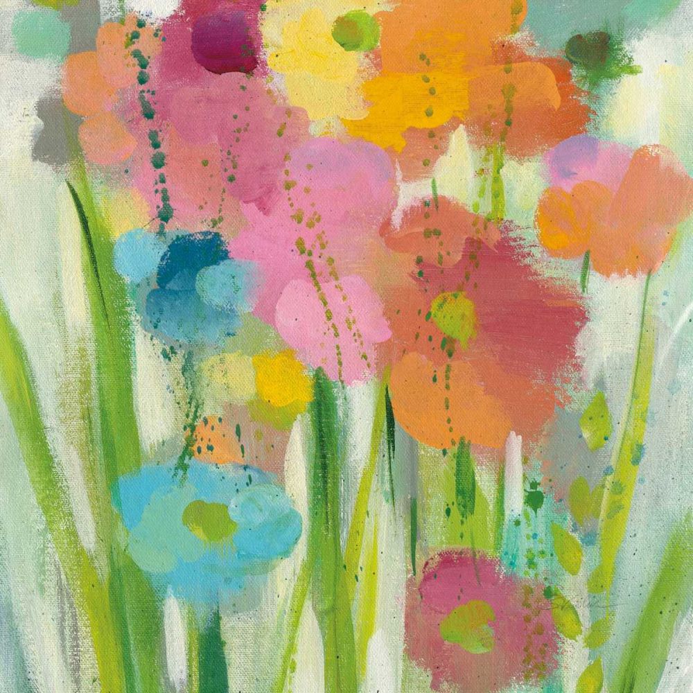 Longstem Bouquet I Square II art print by Silvia Vassileva for $57.95 CAD