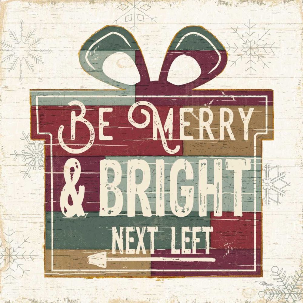 Christmas Signs I art print by Pela Studio for $57.95 CAD