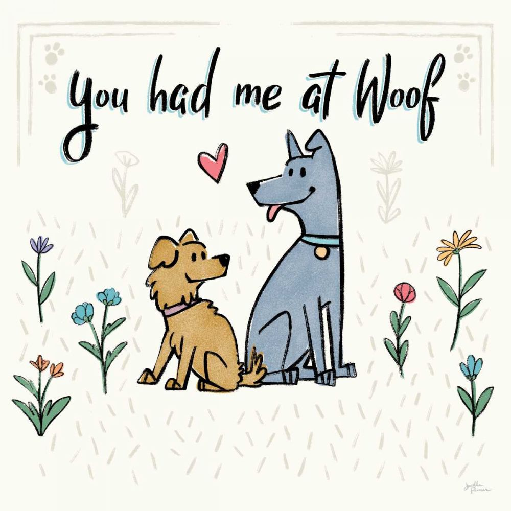 Dogs in the Garden III art print by Janelle Penner for $57.95 CAD
