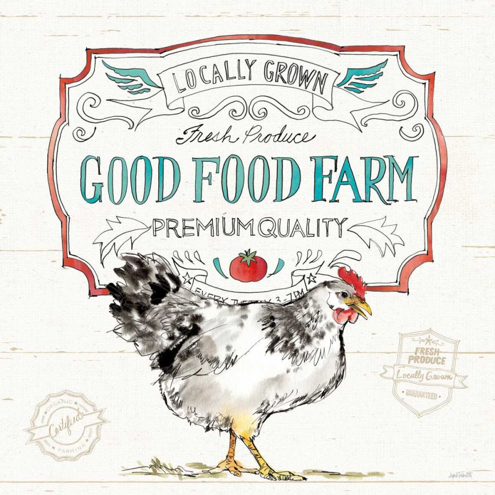 Down on the Farm V art print by Anne Tavoletti for $57.95 CAD
