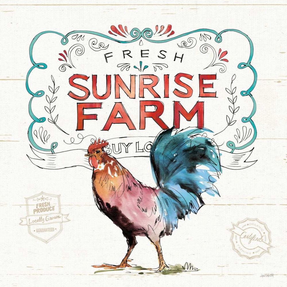 Down on the Farm VI art print by Anne Tavoletti for $57.95 CAD