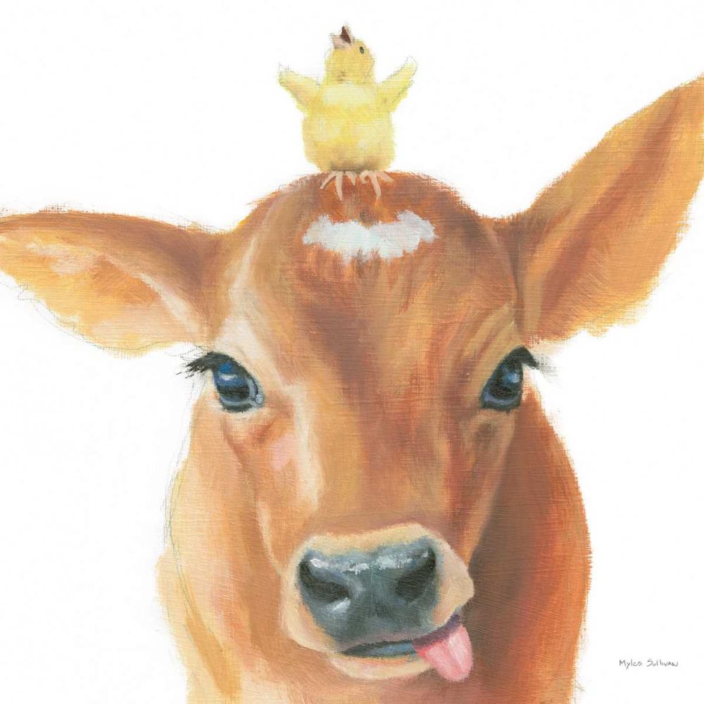 Farm Friends III art print by Myles Sullivan for $57.95 CAD