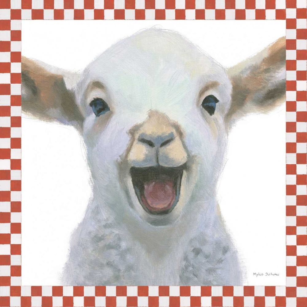 Farm Friends I Border art print by Myles Sullivan for $57.95 CAD