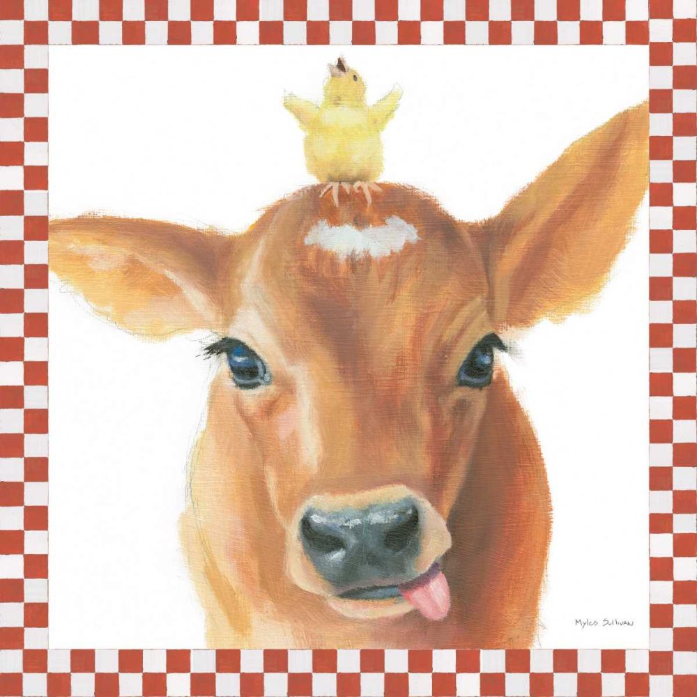 Farm Friends III Border art print by Myles Sullivan for $57.95 CAD