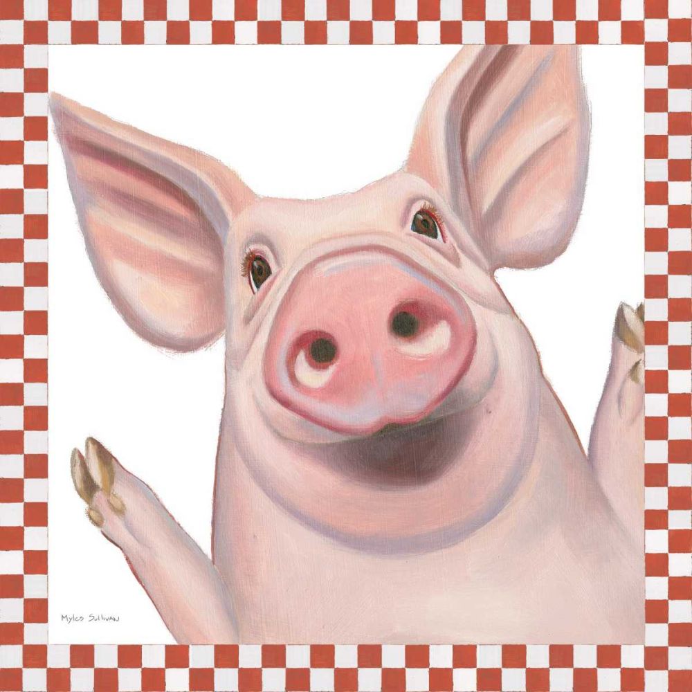 Farm Friends IV Border art print by Myles Sullivan for $57.95 CAD