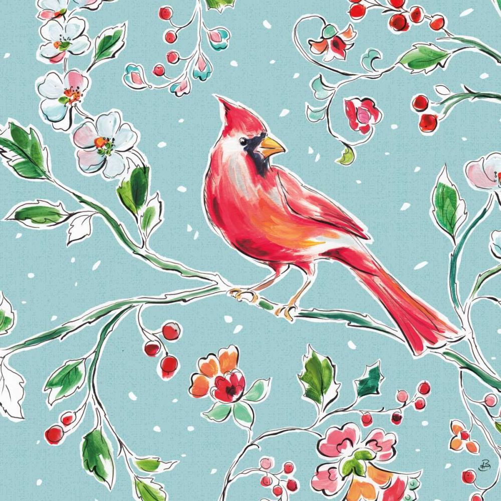 Holiday Wings IV Blue art print by Daphne Brissonnet for $57.95 CAD