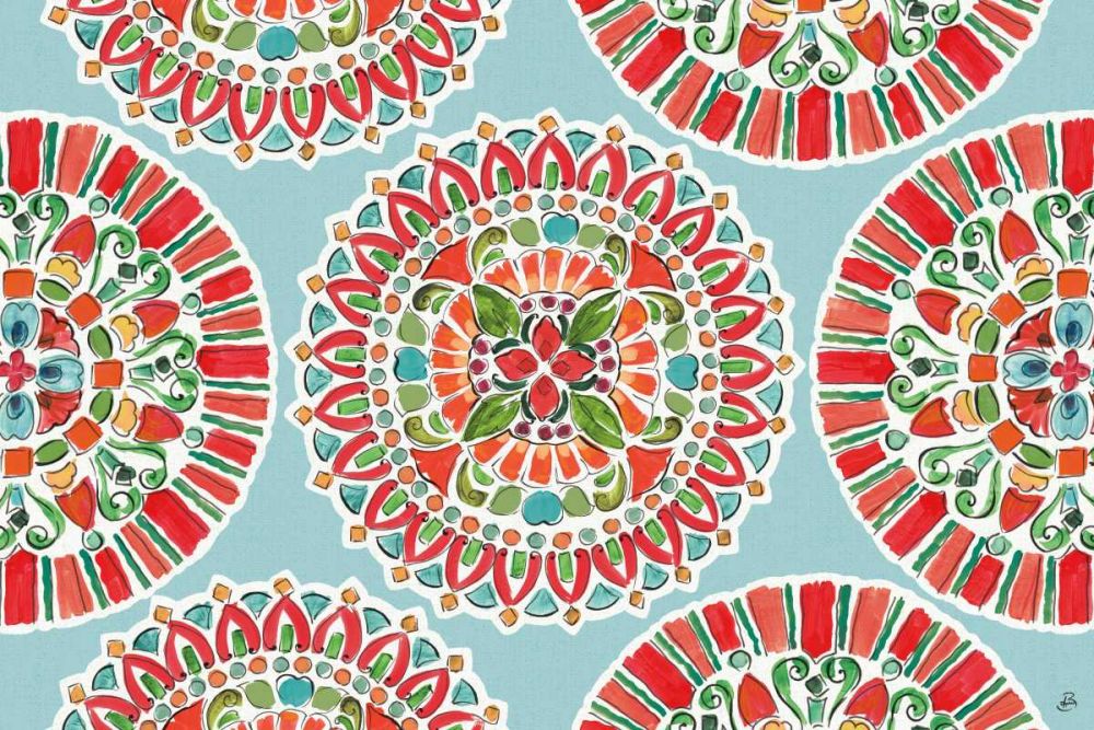 Holiday Wings VII Blue art print by Daphne Brissonnet for $57.95 CAD