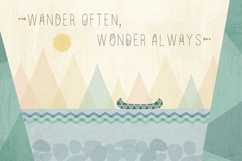 Outdoor Geo I art print by Veronique Charron for $57.95 CAD