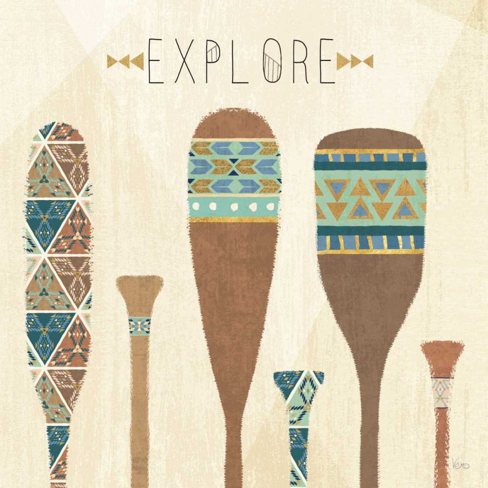 Outdoor Geo VII art print by Veronique Charron for $57.95 CAD