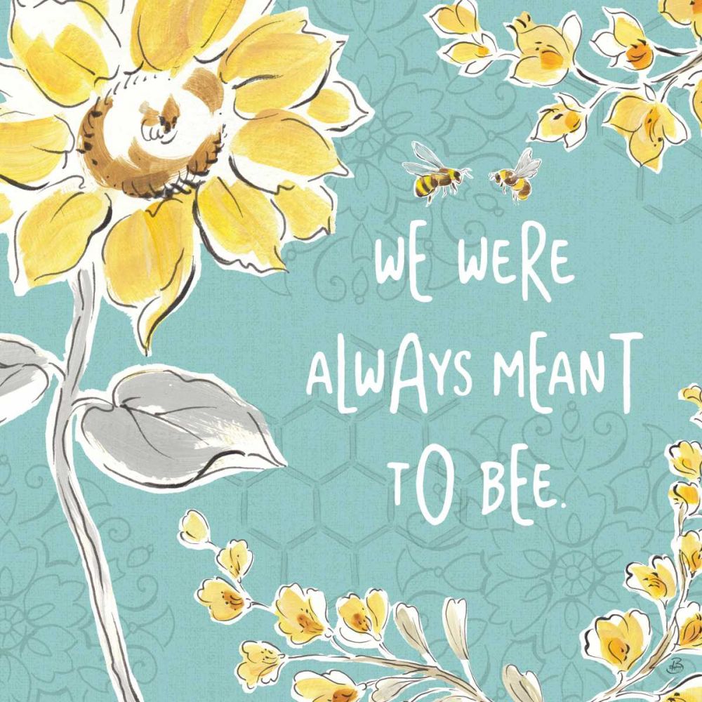 Bee Happy IV art print by Daphne Brissonnet for $57.95 CAD