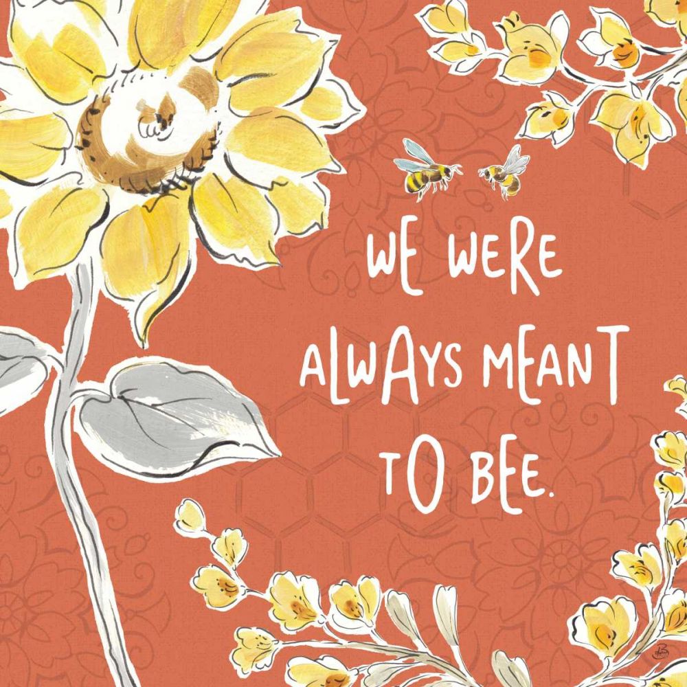 Bee Happy IV Spice art print by Daphne Brissonnet for $57.95 CAD