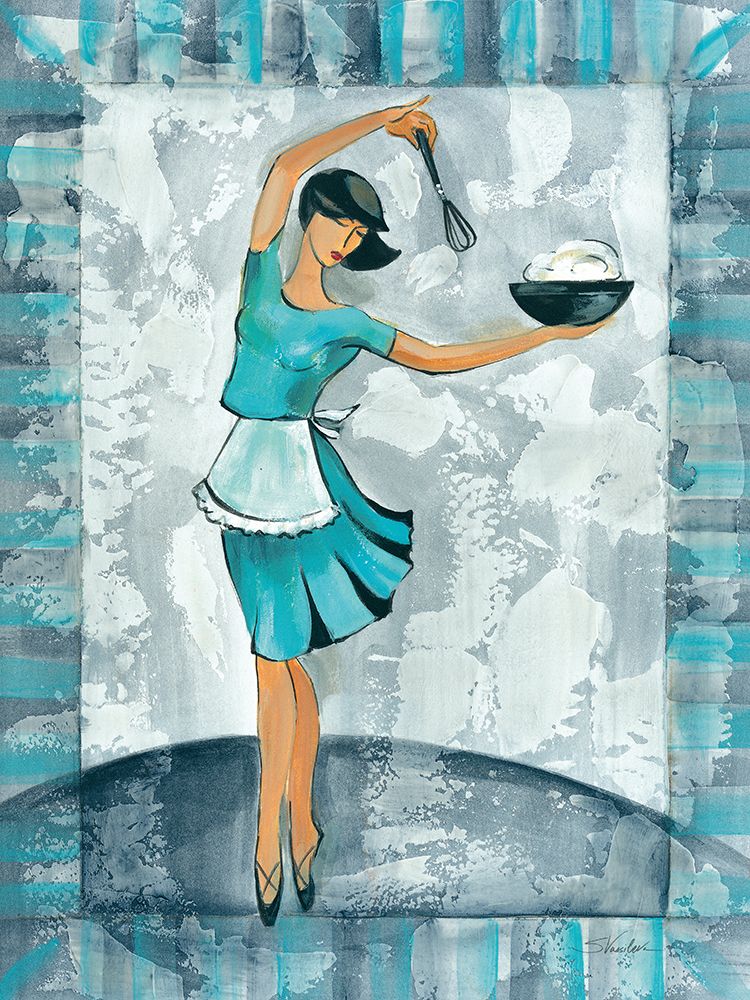 Happy Housewife II art print by Silvia Vassileva for $57.95 CAD