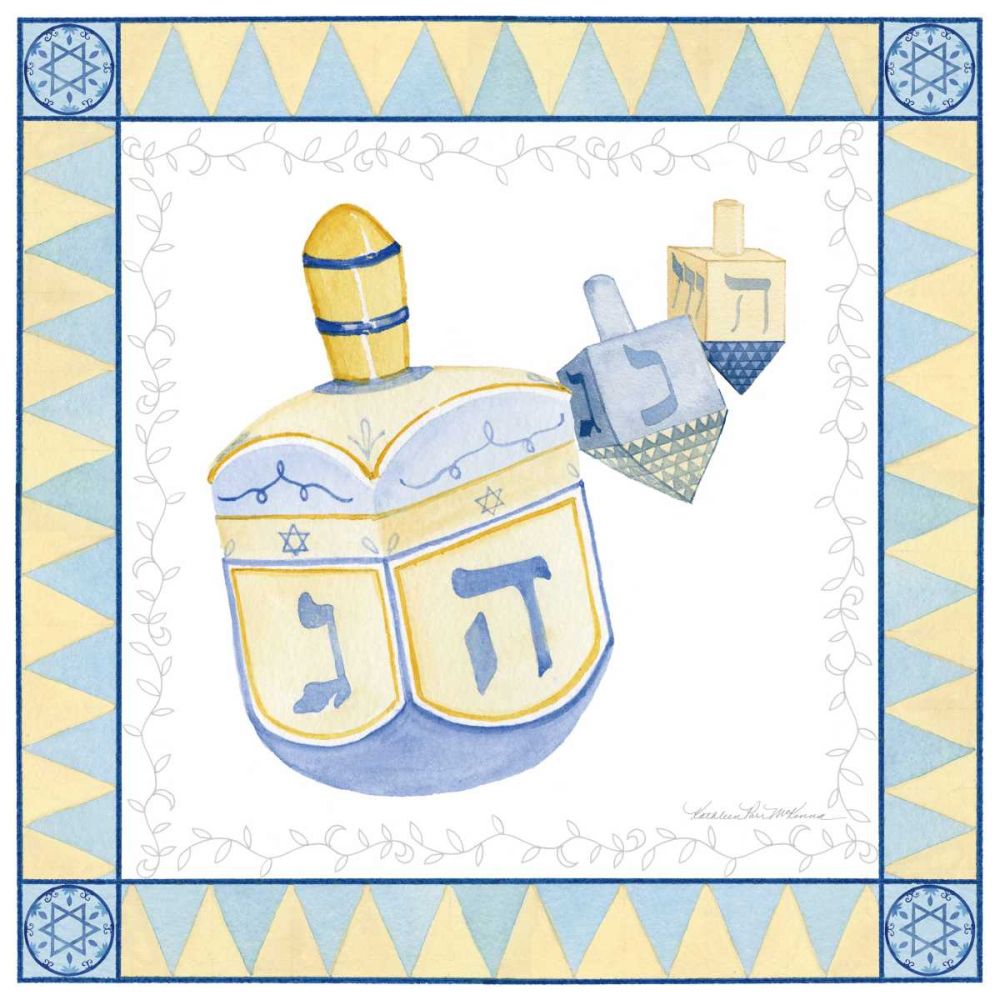 Celebrating Hanukkah II art print by Kathleen Parr McKenna for $57.95 CAD